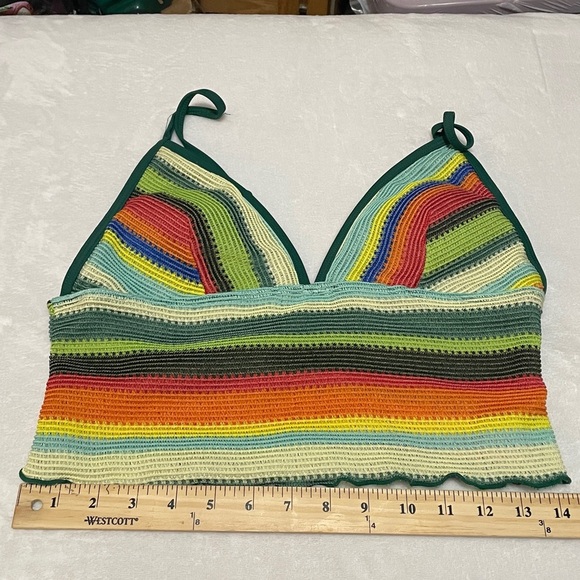 Seamolly Striped Tie Side Tankini Set Sz XL - Picture 5 of 8